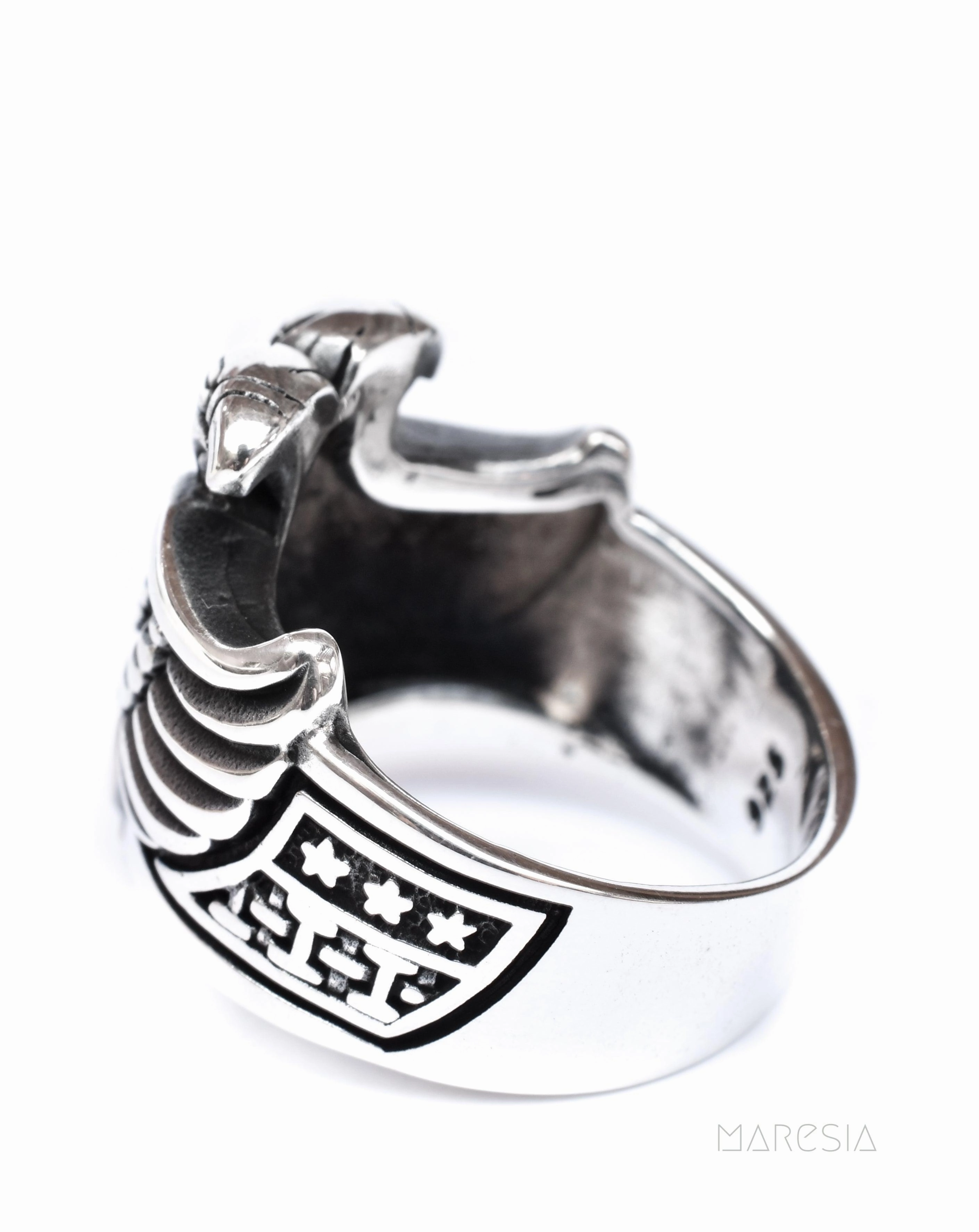 Eagle Men's Ring ~ Sterling Silver 925 ~