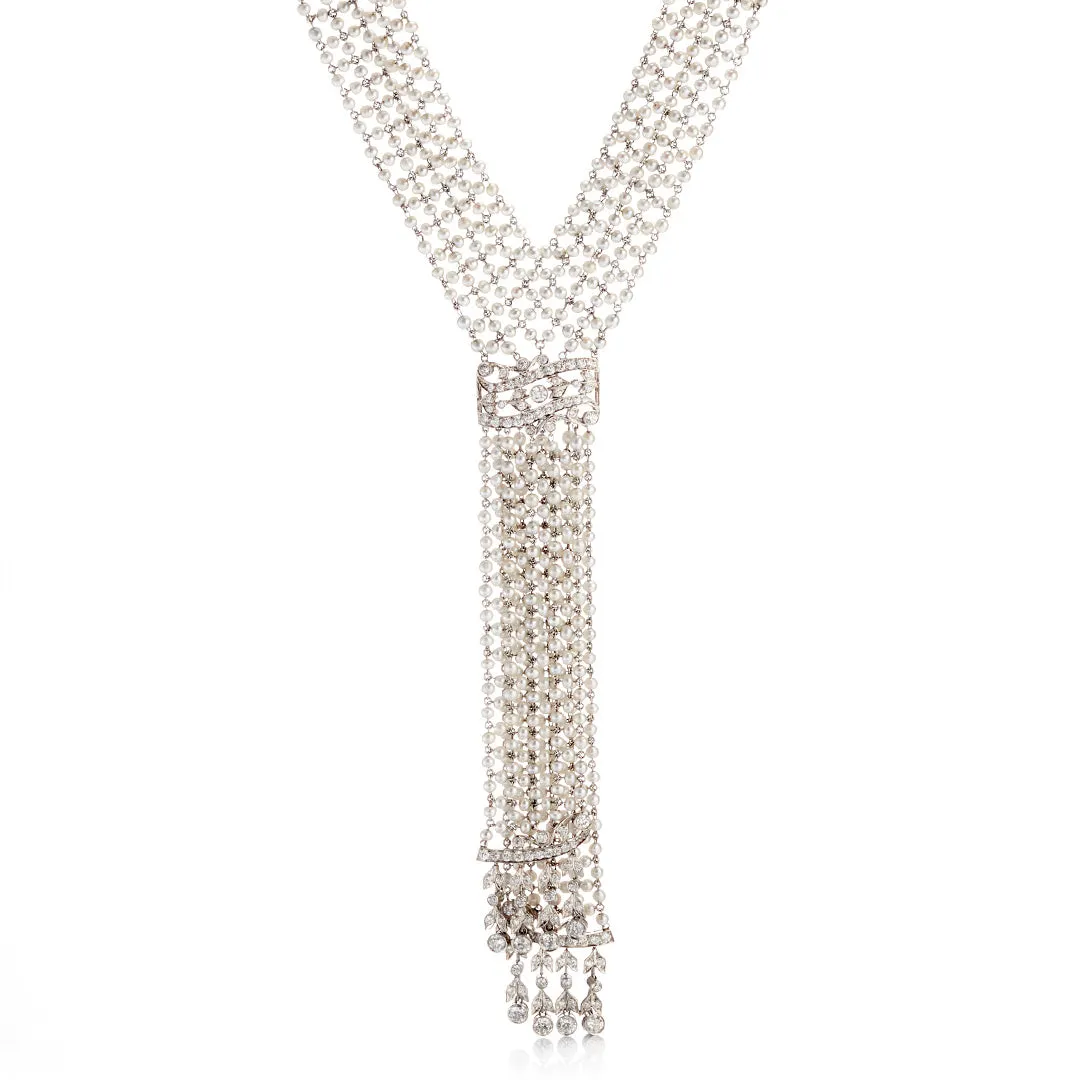 Edwardian Diamond & Pearl Nglige
