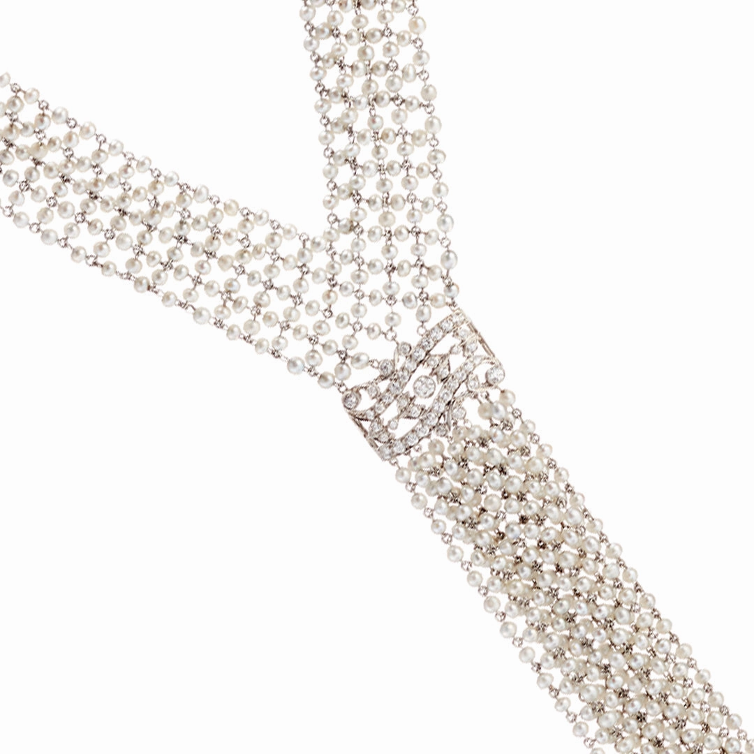 Edwardian Diamond & Pearl Nglige