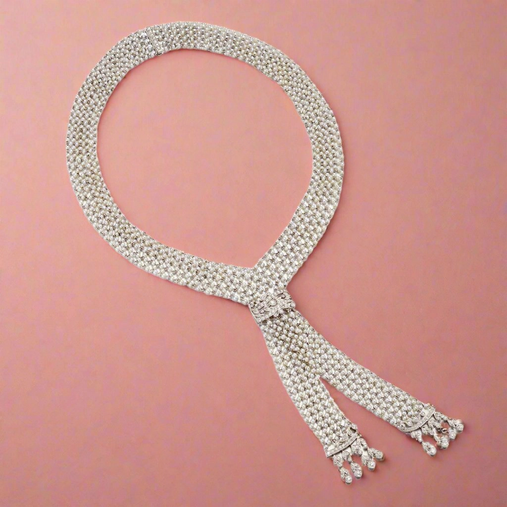 Edwardian Diamond & Pearl Nglige