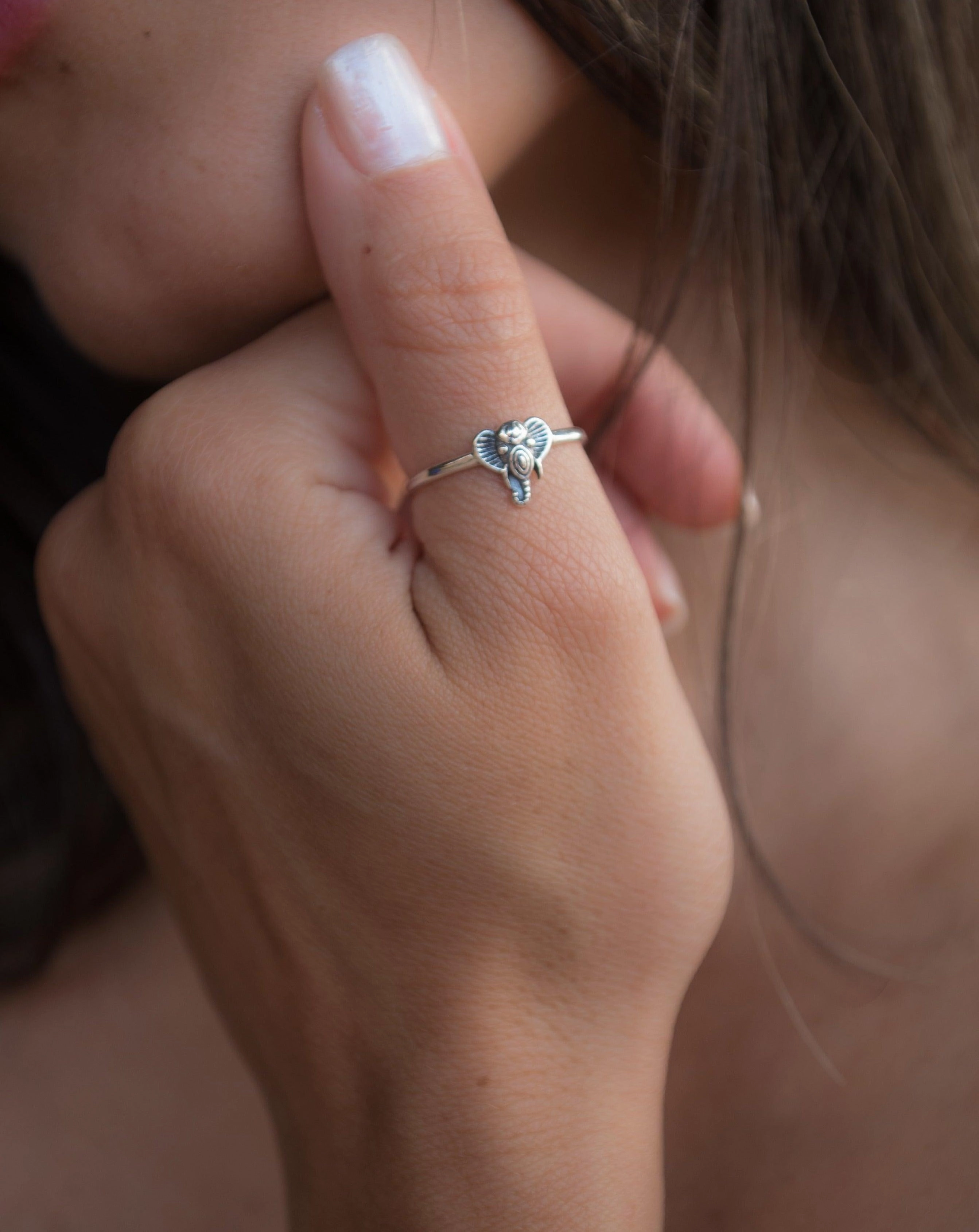 Elephant Ring~ Sterling Silver 925~ SMR035