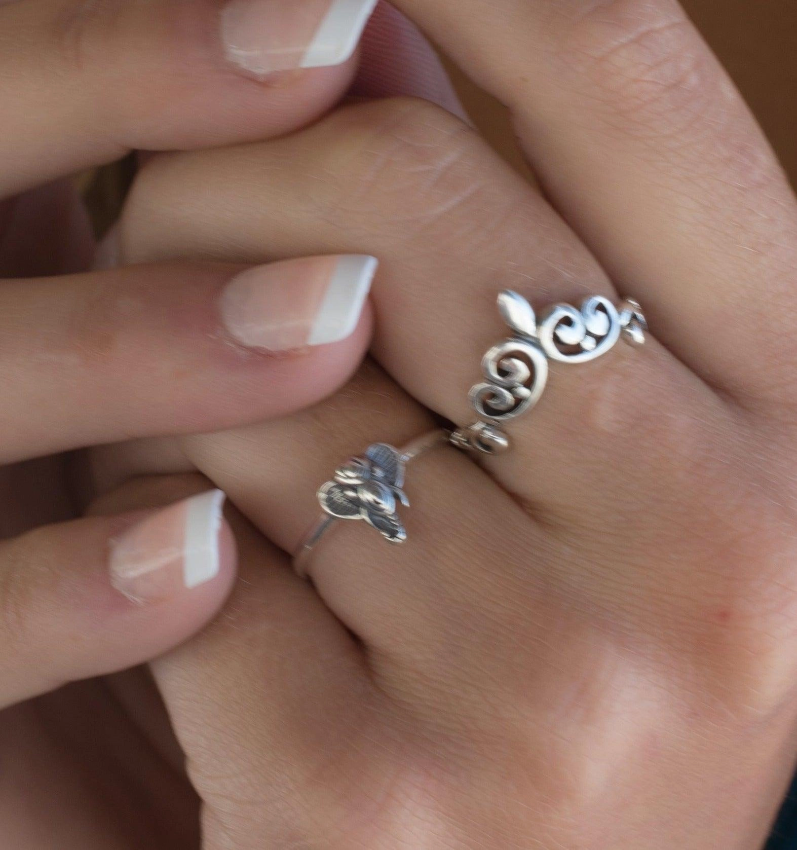 Elephant Ring~ Sterling Silver 925~ SMR035