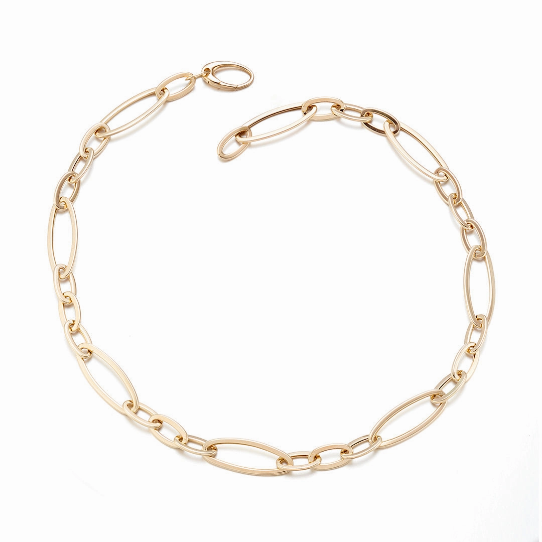 Elongated Link Necklace
