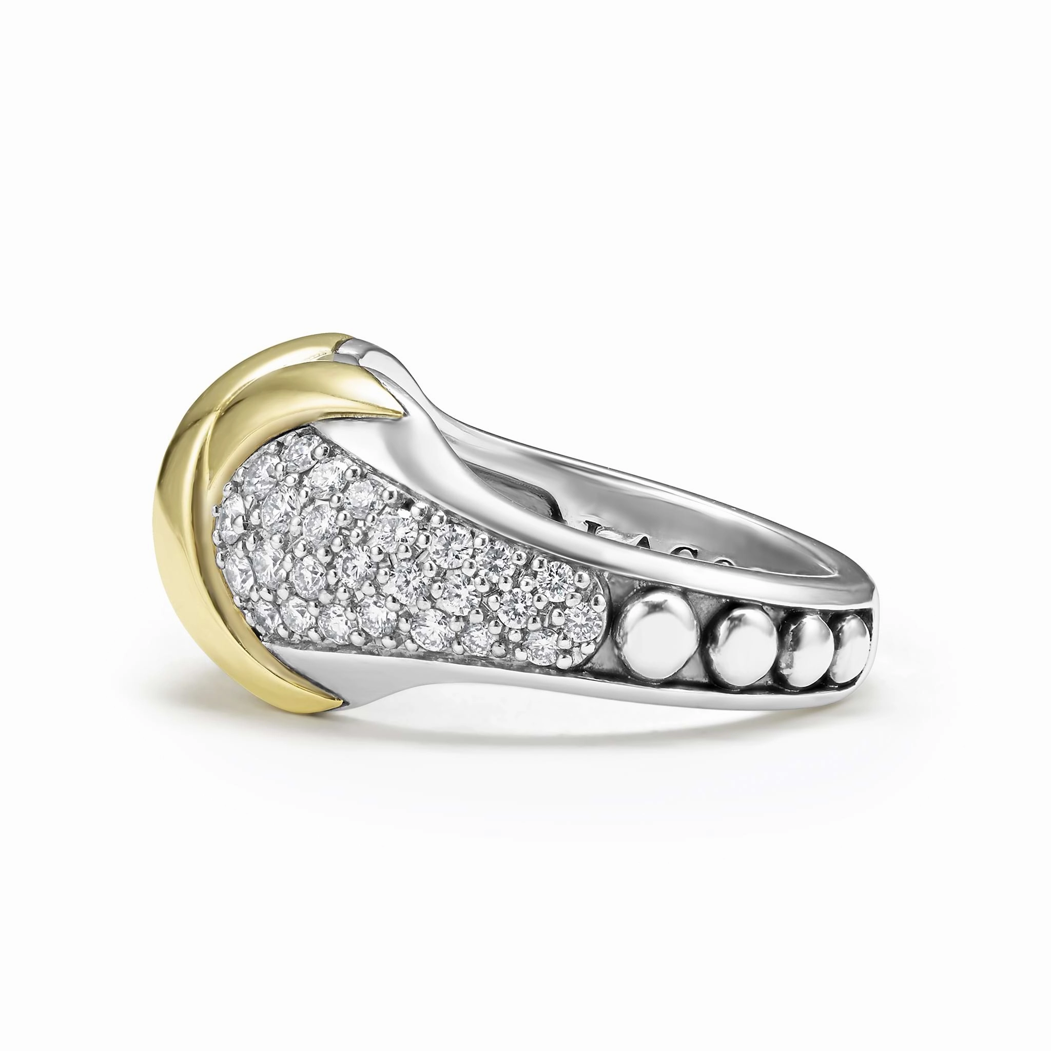 Embrace 18K Gold X Diamond Ring