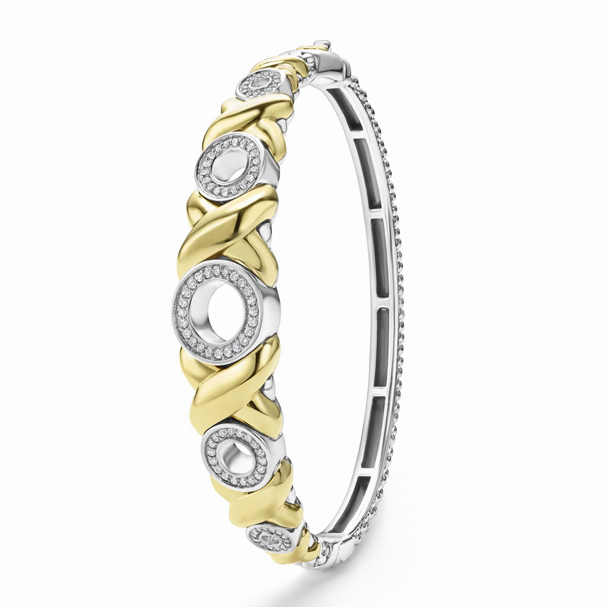 Embrace 18K Gold XO Diamond Bracelet