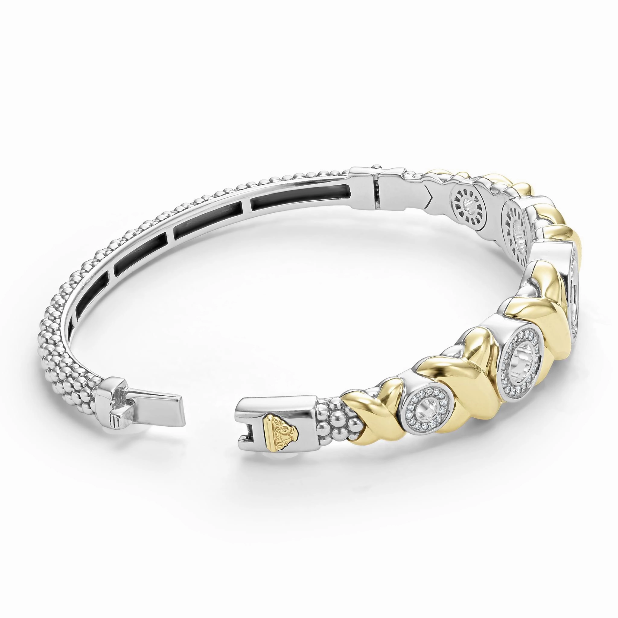 Embrace 18K Gold XO Diamond Bracelet