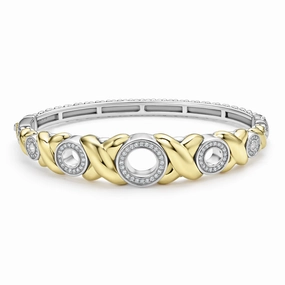 Embrace 18K Gold XO Diamond Bracelet