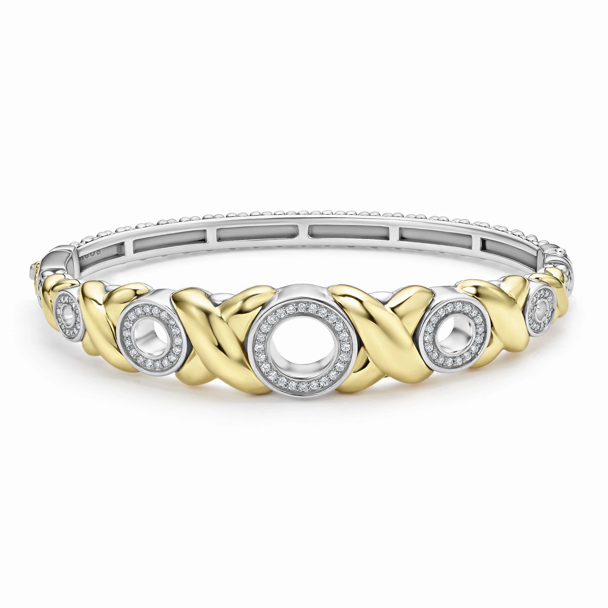 Embrace 18K Gold XO Diamond Bracelet