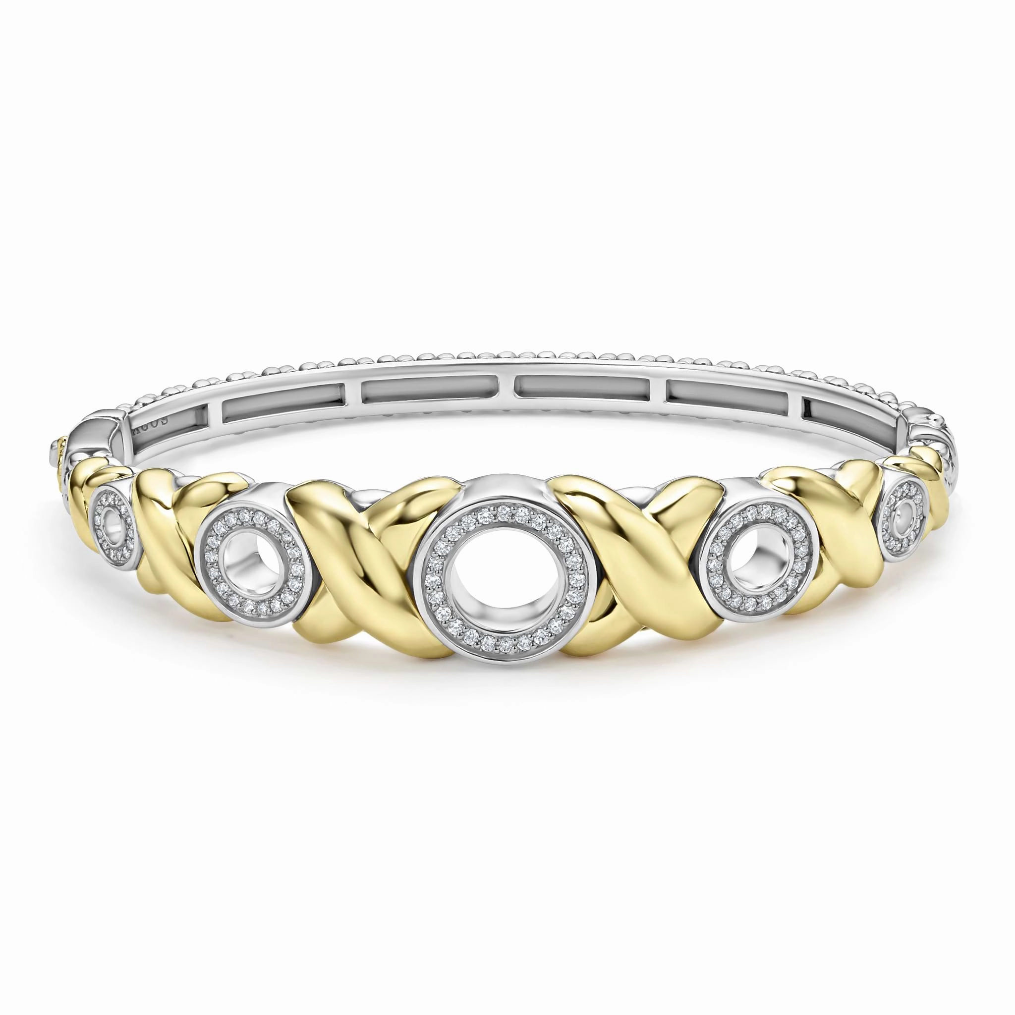 Embrace 18K Gold XO Diamond Bracelet