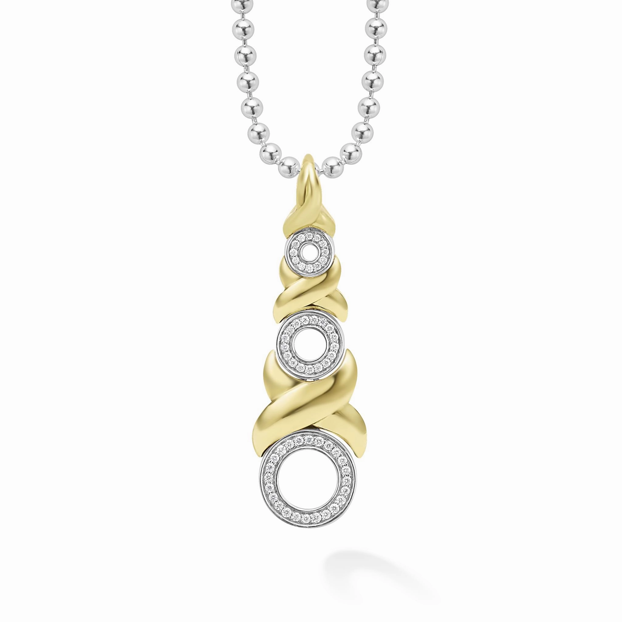 Embrace 18K Gold XO Diamond Necklace