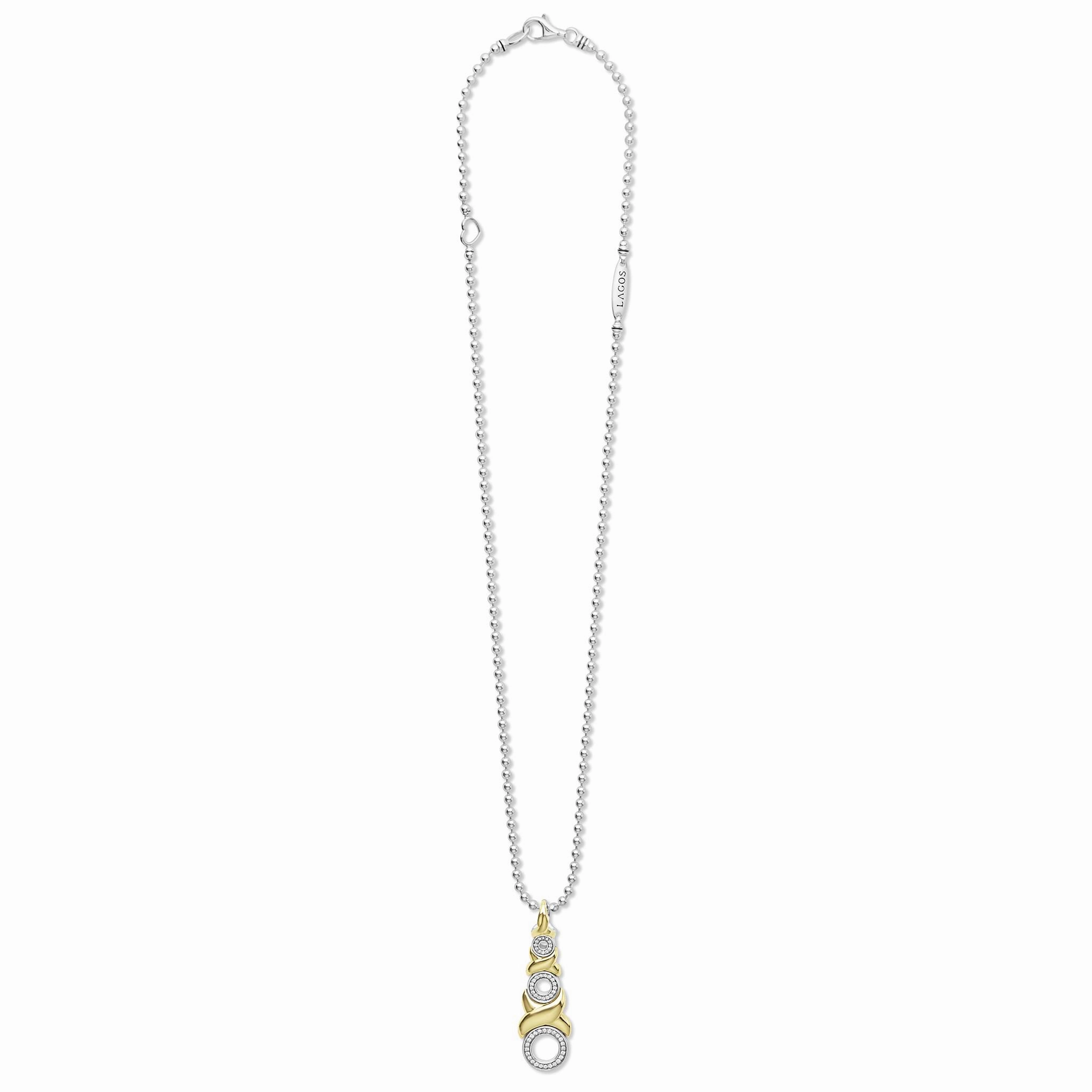 Embrace 18K Gold XO Diamond Necklace