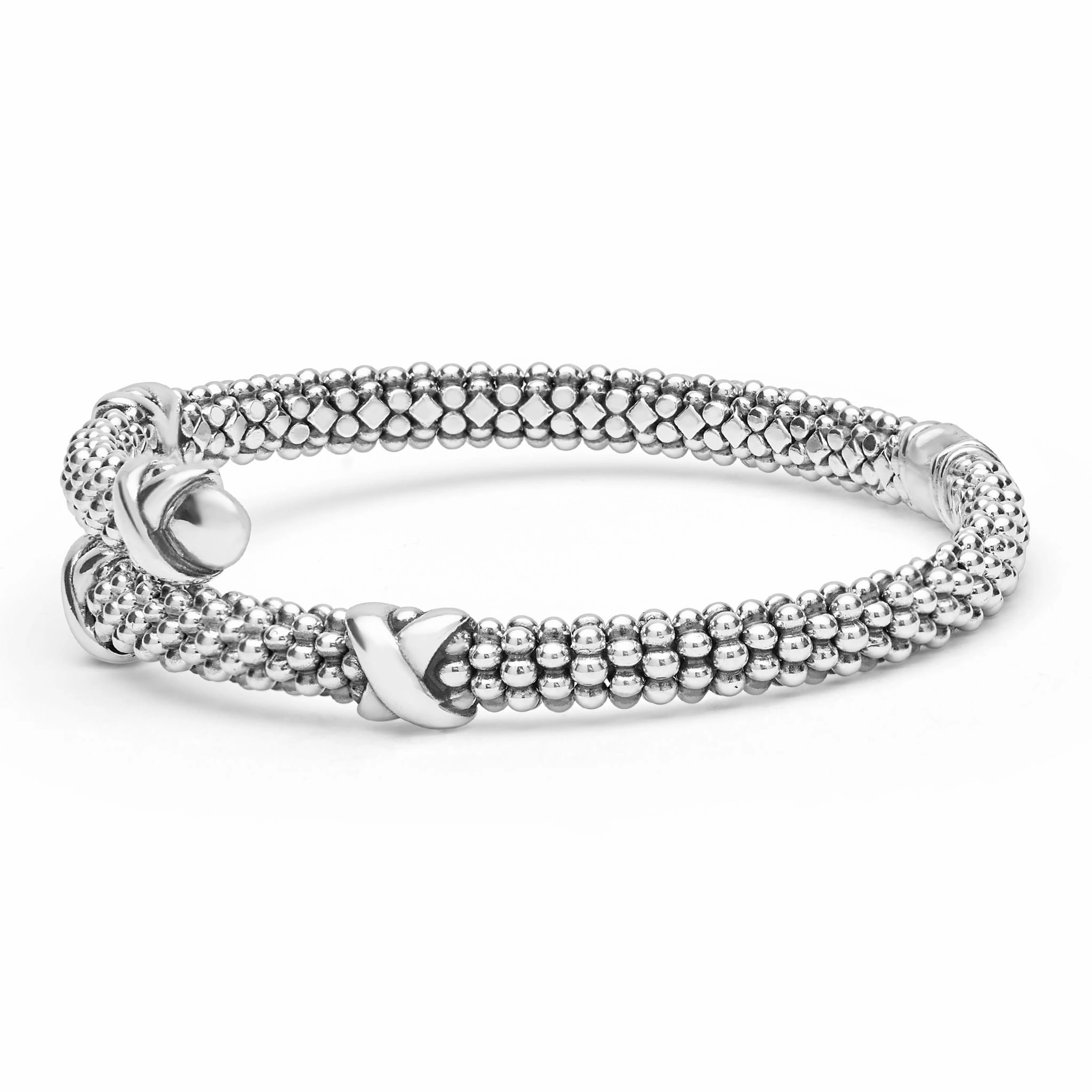 Embrace Silver X Station Versa Bypass Bracelet