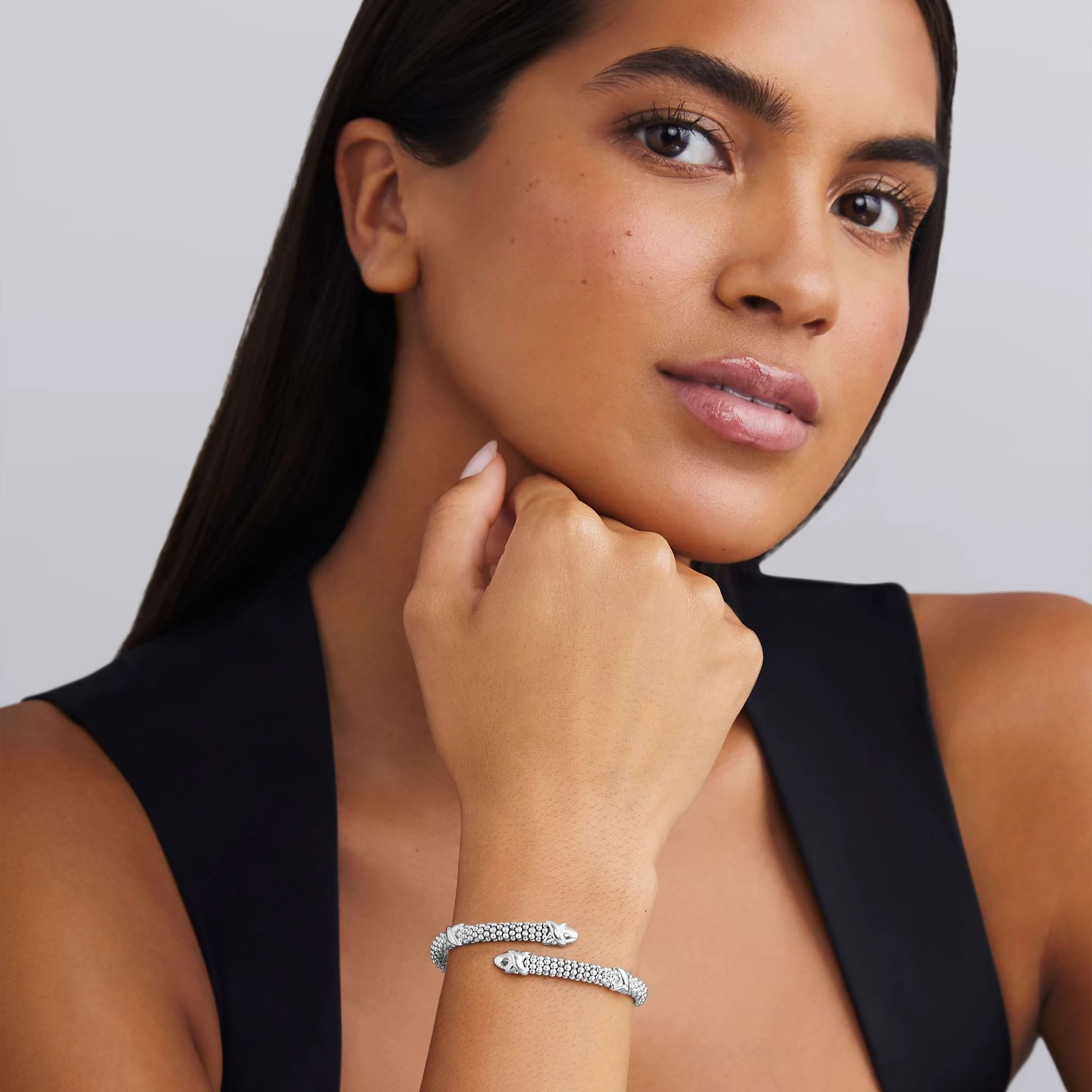 Embrace Silver X Station Versa Bypass Bracelet