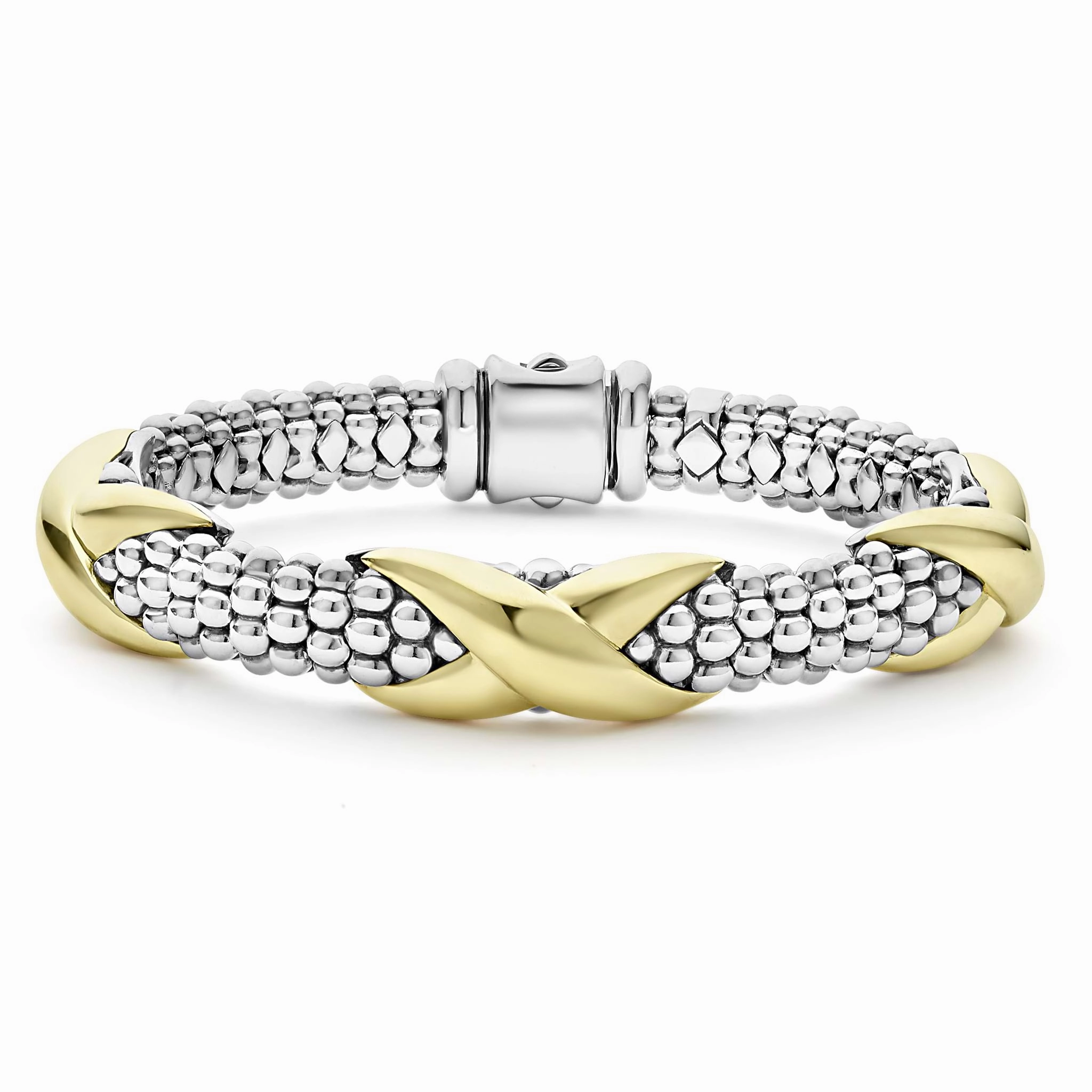Embrace Three Station X Caviar Bracelet | 9mm