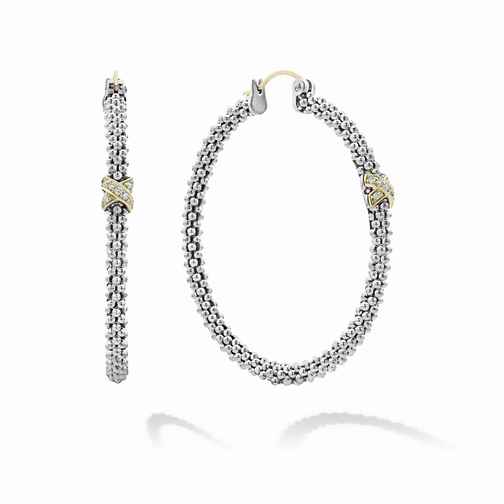 Embrace Two-Tone X Diamond Gift Set