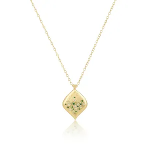 Emerald Andromeda Pendant Necklace