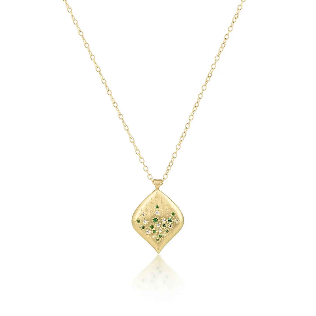 Emerald Andromeda Pendant Necklace