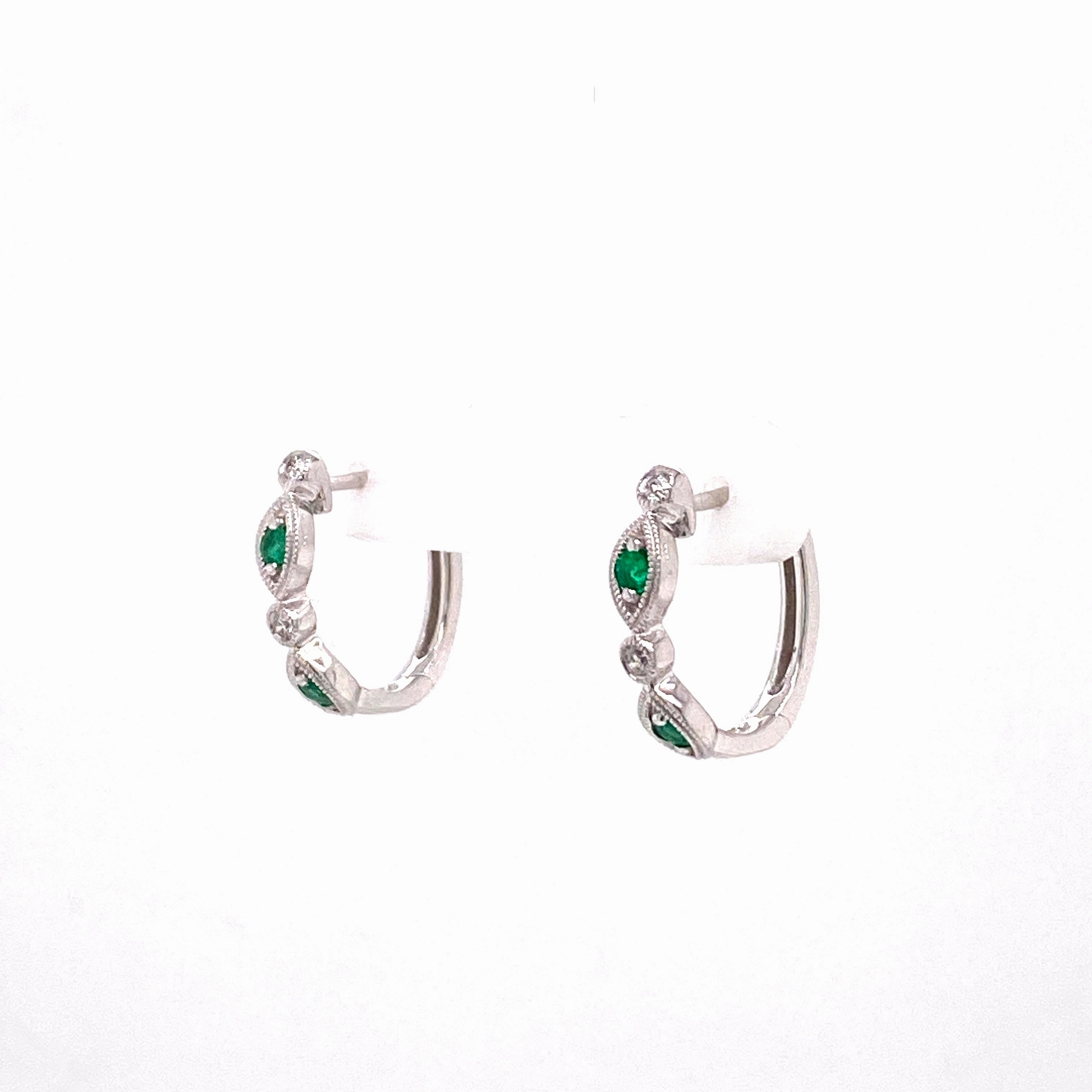 emerald earrings