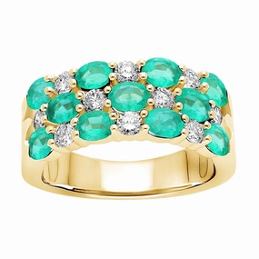 Emerald Garden Ring - YG