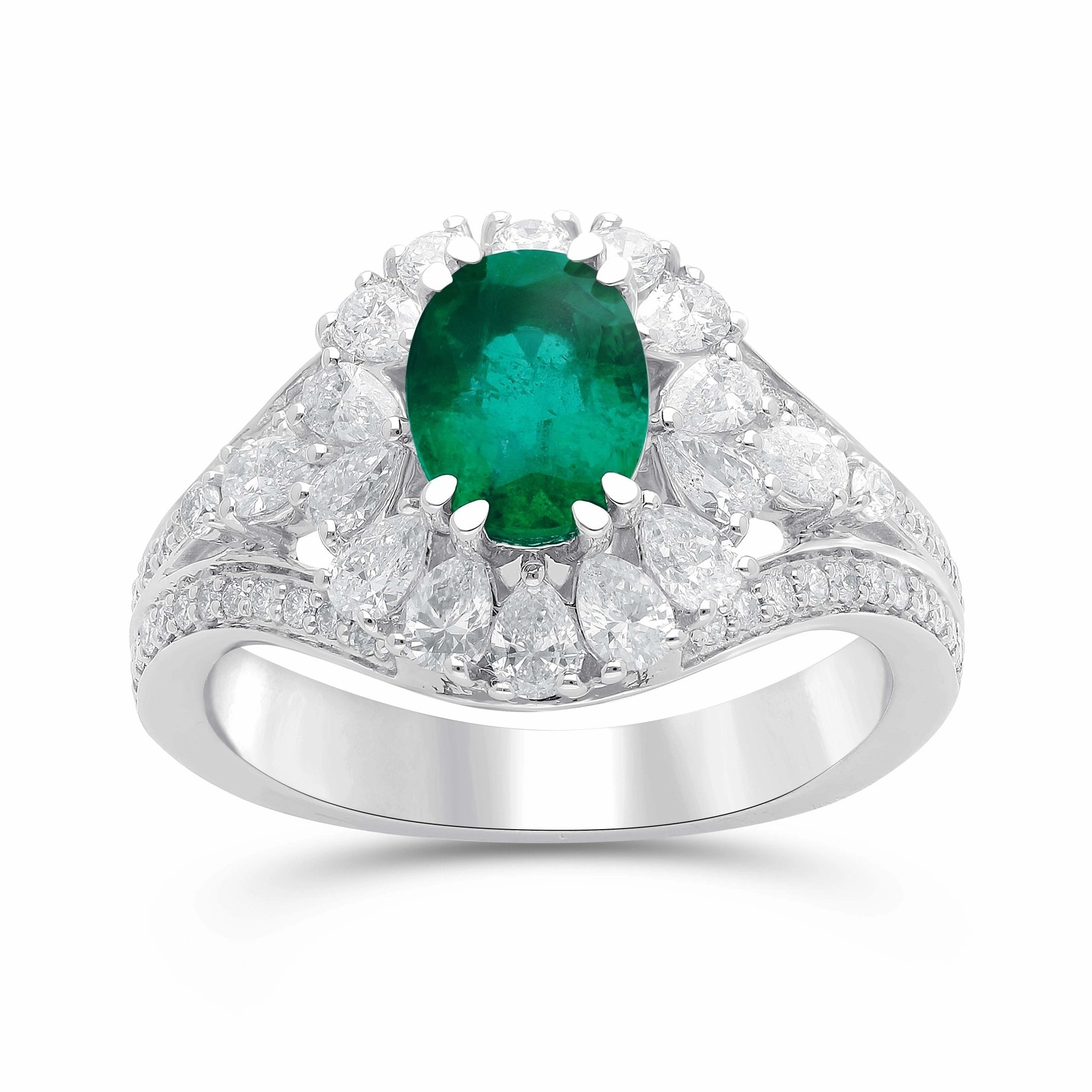 Emerald Lustre Ring - YG