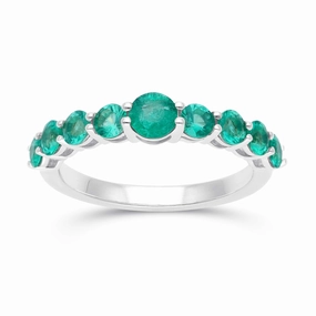 Esmeralda Stackable Ring - WG