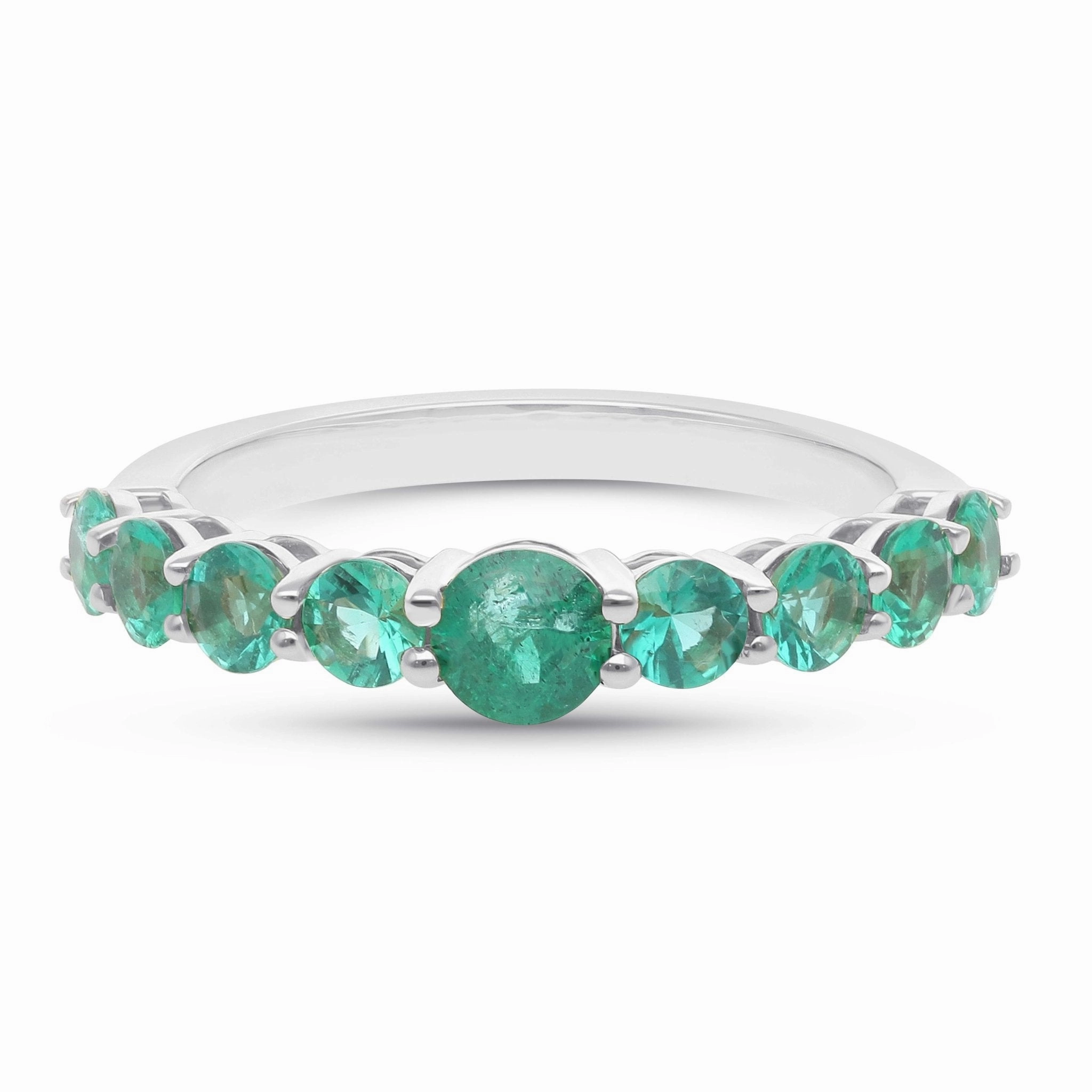 Esmeralda Stackable Ring - WG