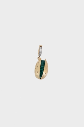 Festok - Pistache Pendant, Yellow Gold