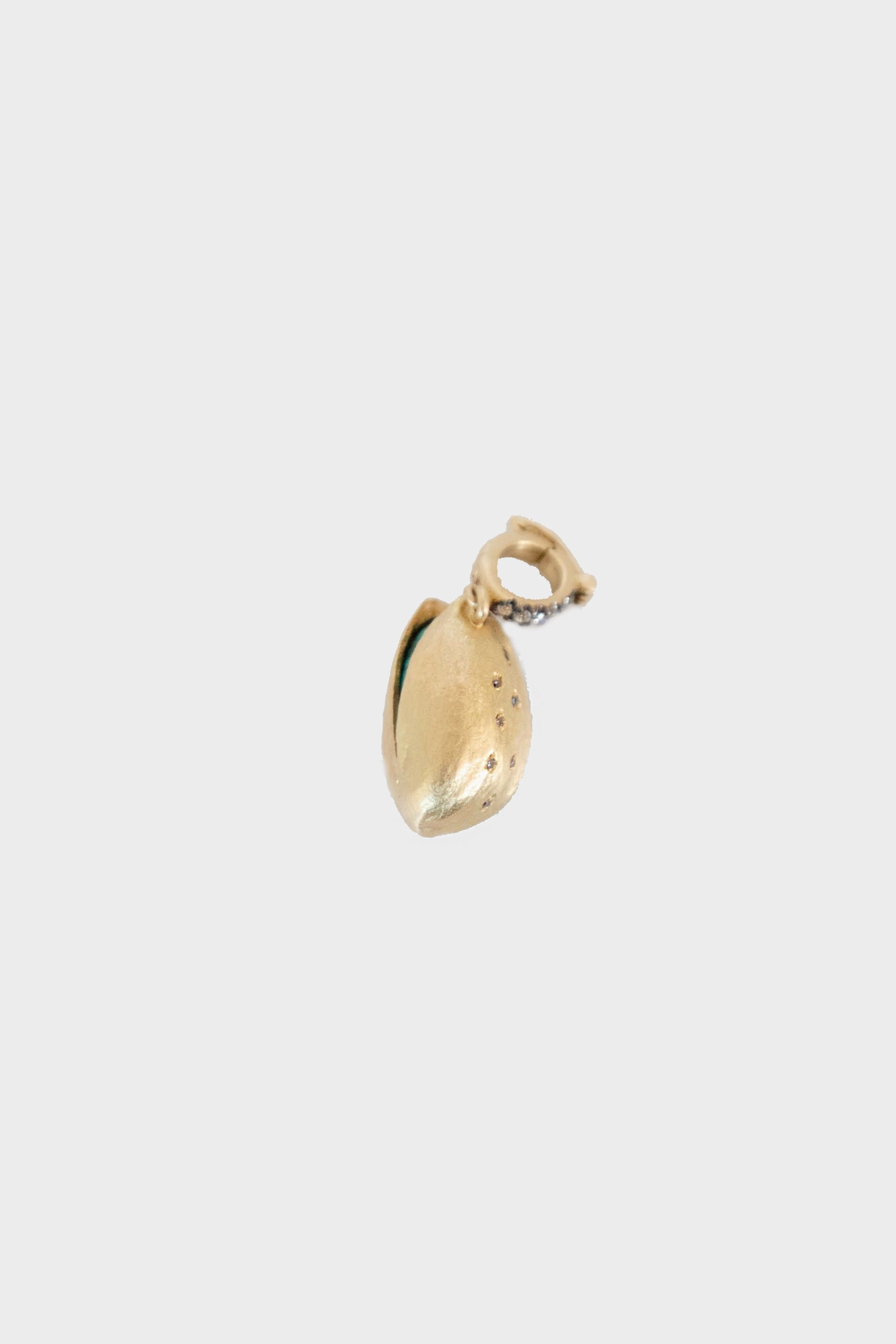 Festok - Pistache Pendant, Yellow Gold