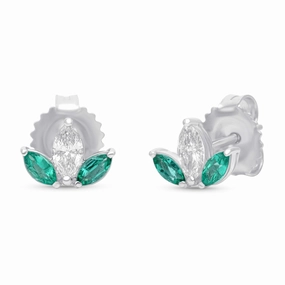 Fleur Earrings - WG
