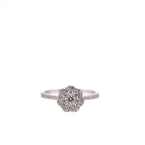 Flower Diamond Fashion Ring