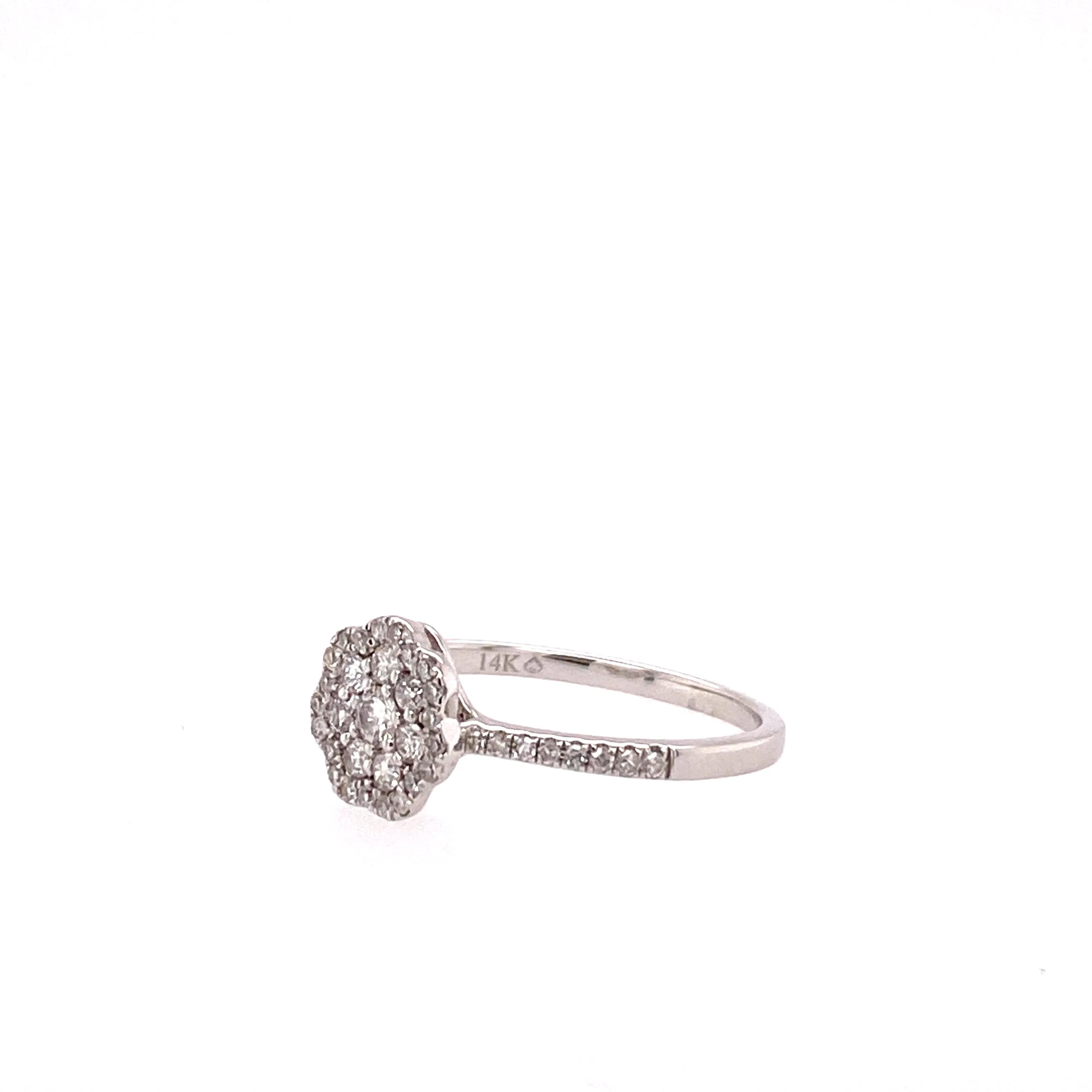 Flower Diamond Fashion Ring