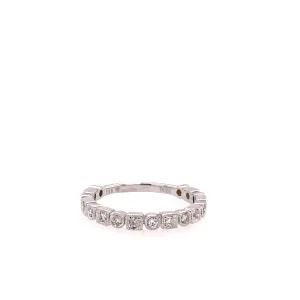 geometric diamond ring
