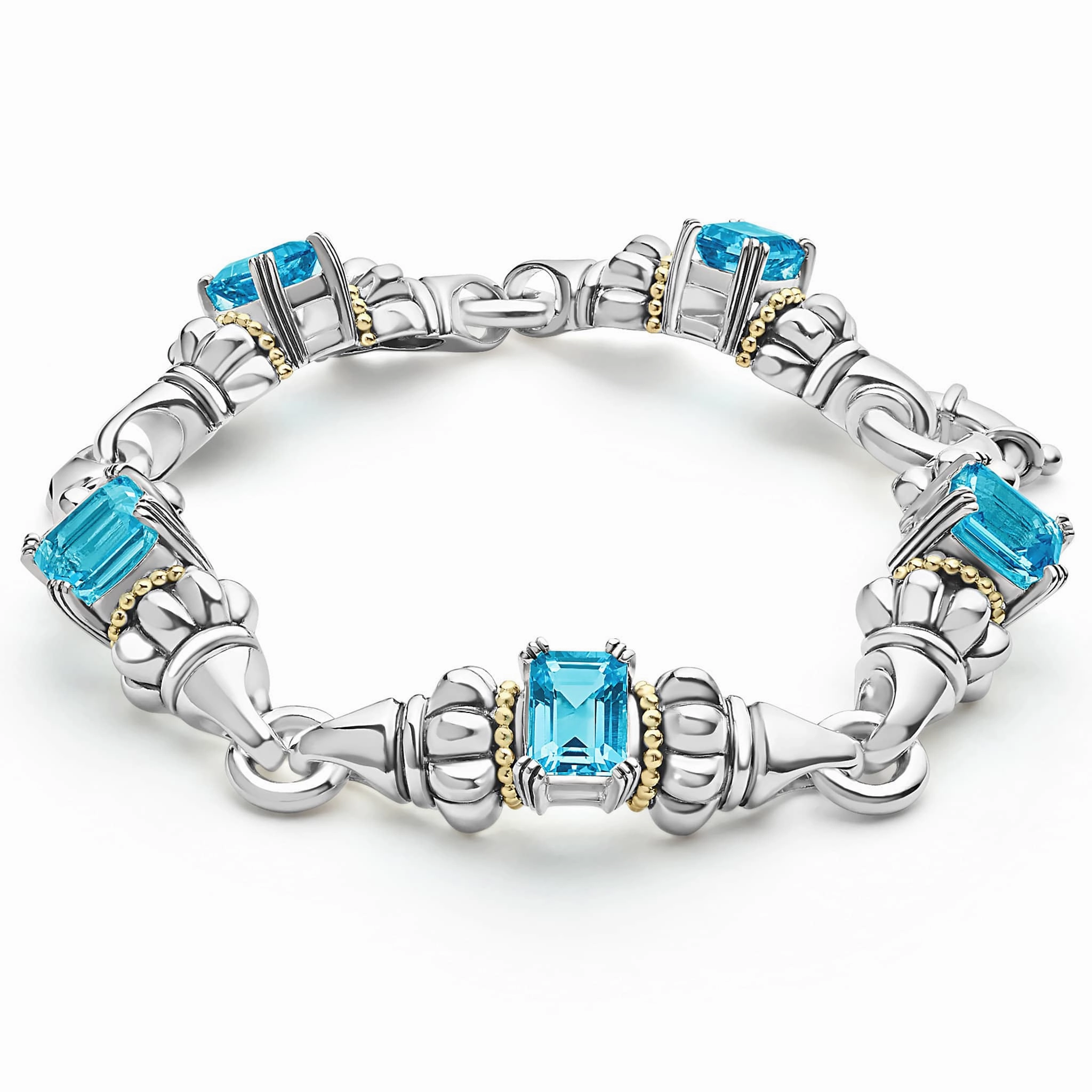 Glacier Classic Swiss Blue Topaz Bracelet