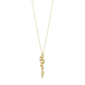 Gold & Diamond Moonlight Grapes Pendant Necklace