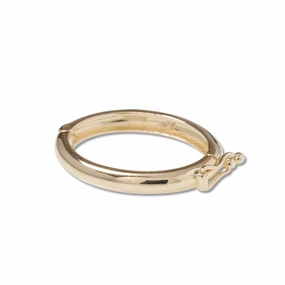 Gold Oval Small Necklace Shortener