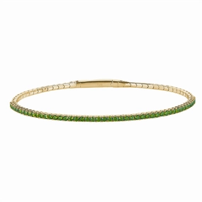 Gold Vermeil August Birthstone Flex Bracelet