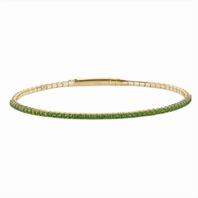 Gold Vermeil August Birthstone Flex Bracelet