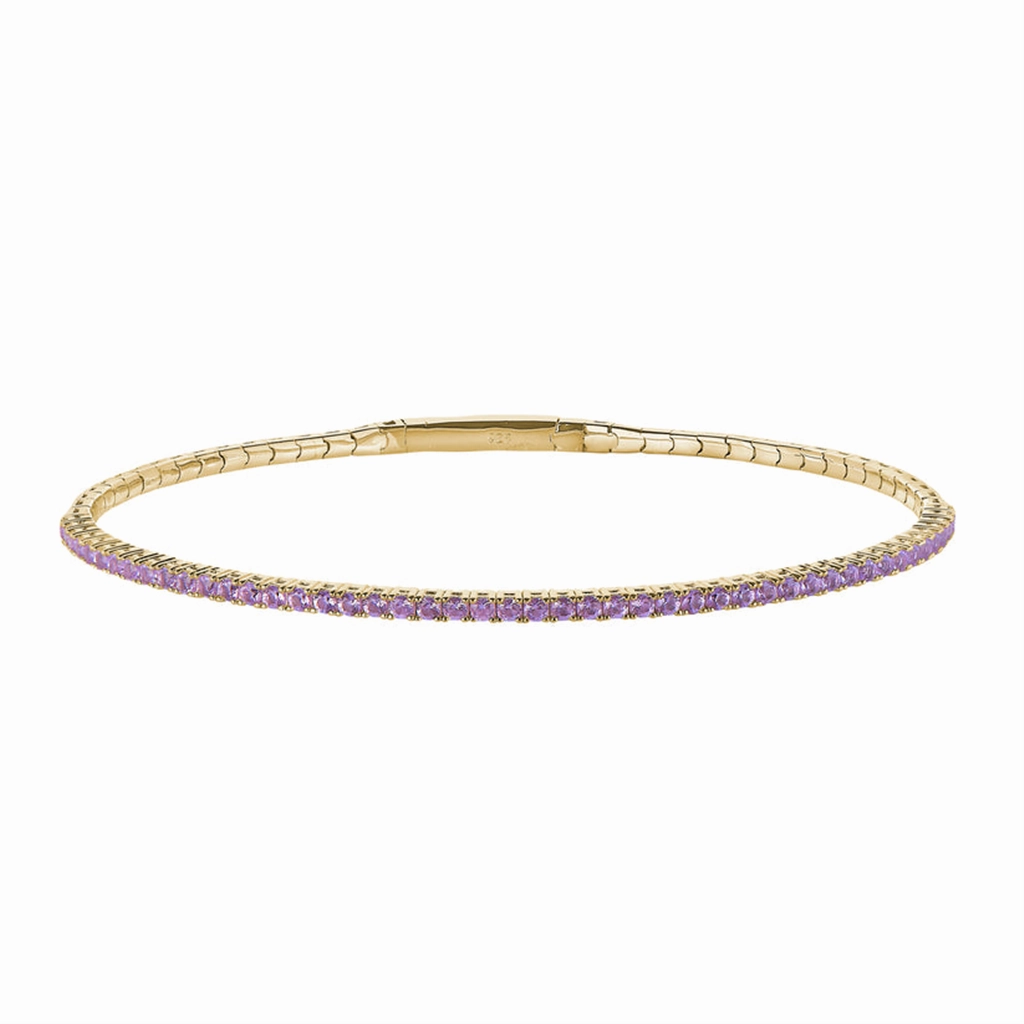 Gold Vermeil June Birthstone Flex Bracelet