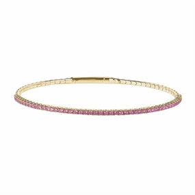Gold Vermeil October Birthstone Flex Bracelet