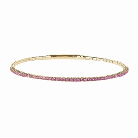 Gold Vermeil October Birthstone Flex Bracelet