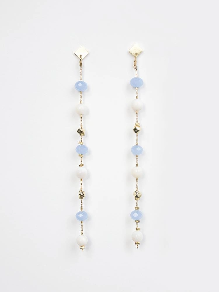 Gracie Beaded Earrings - Gold