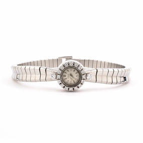 Gubelin Diamond Cluster Round Watch