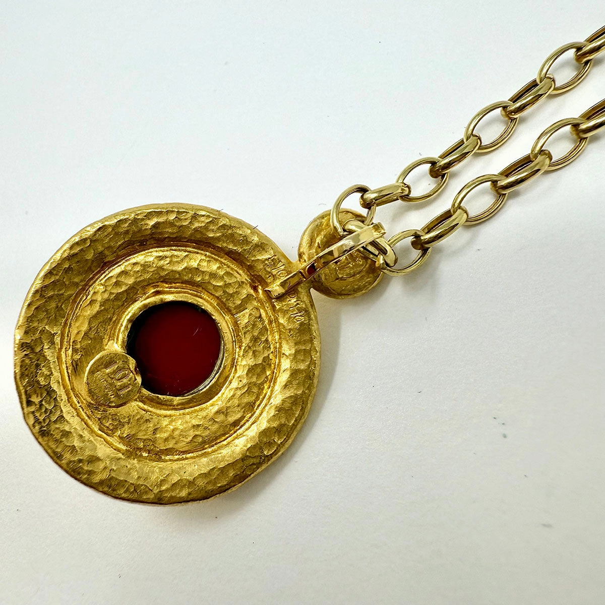 Gurhan Necklace with 14K Gold 18" Chain and 24K Gold Pendant