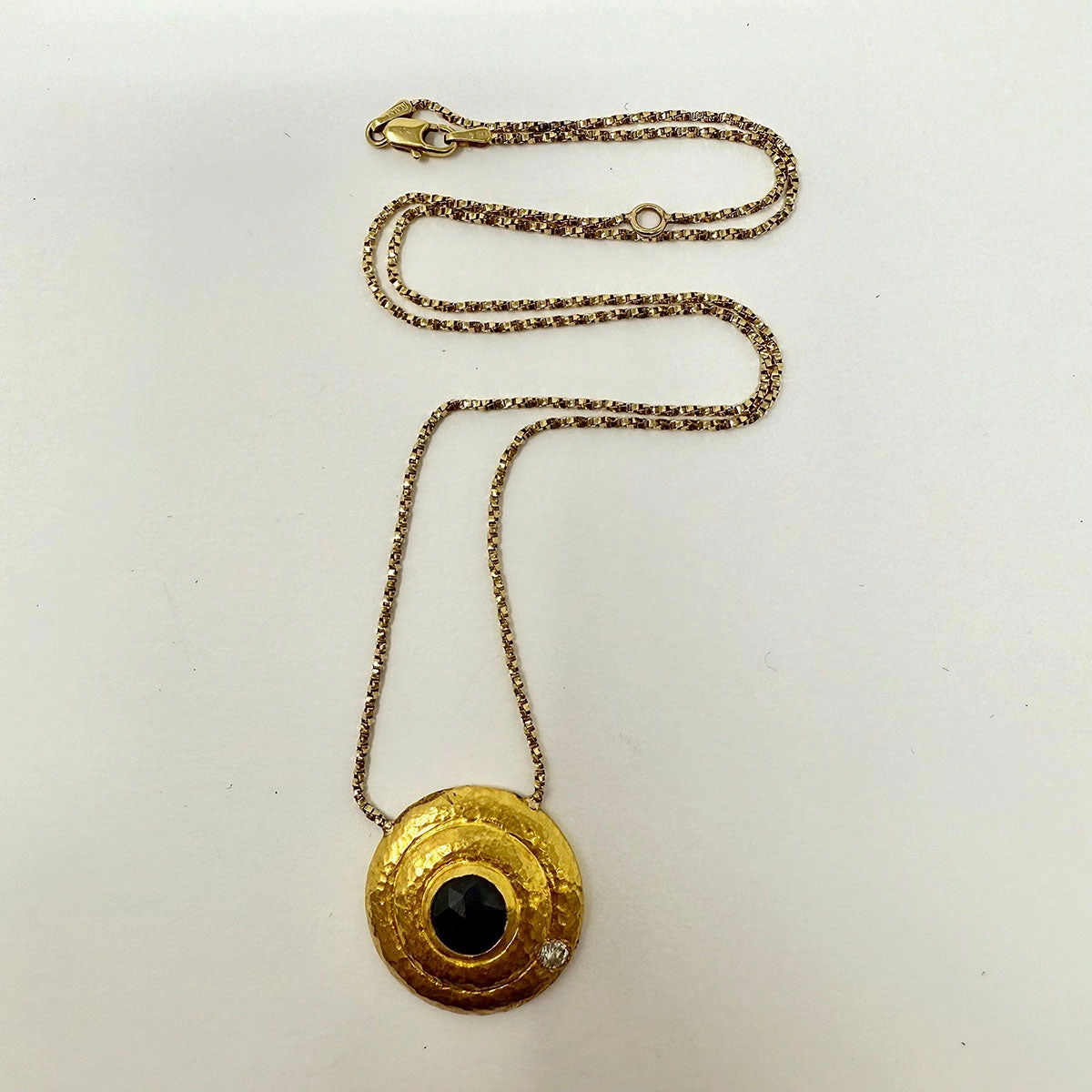 Gurhan Necklace with 14K Gold Chain and 24K Gold Pendant