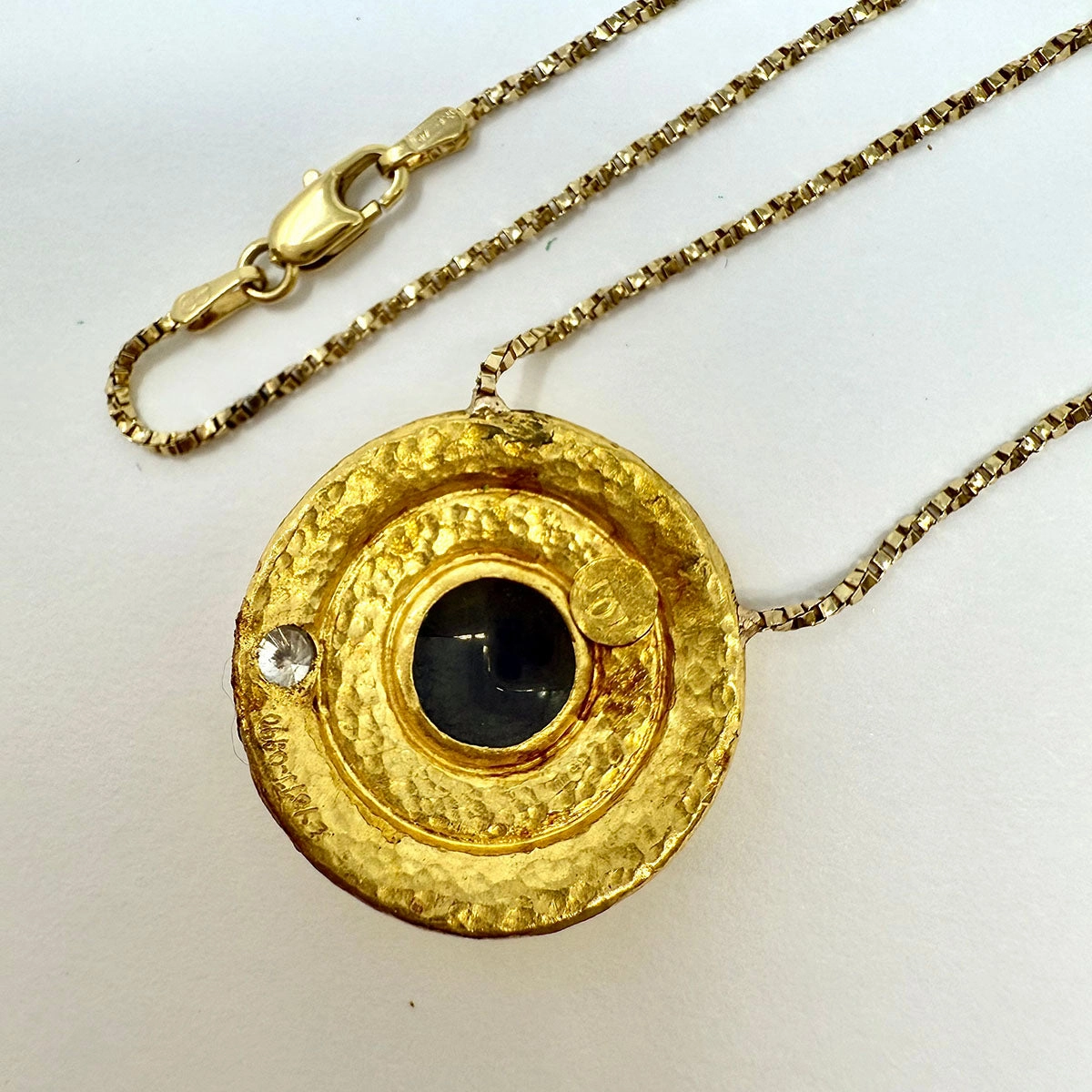 Gurhan Necklace with 14K Gold Chain and 24K Gold Pendant