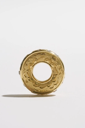 Hag Stone - Plump XL, Yellow Gold