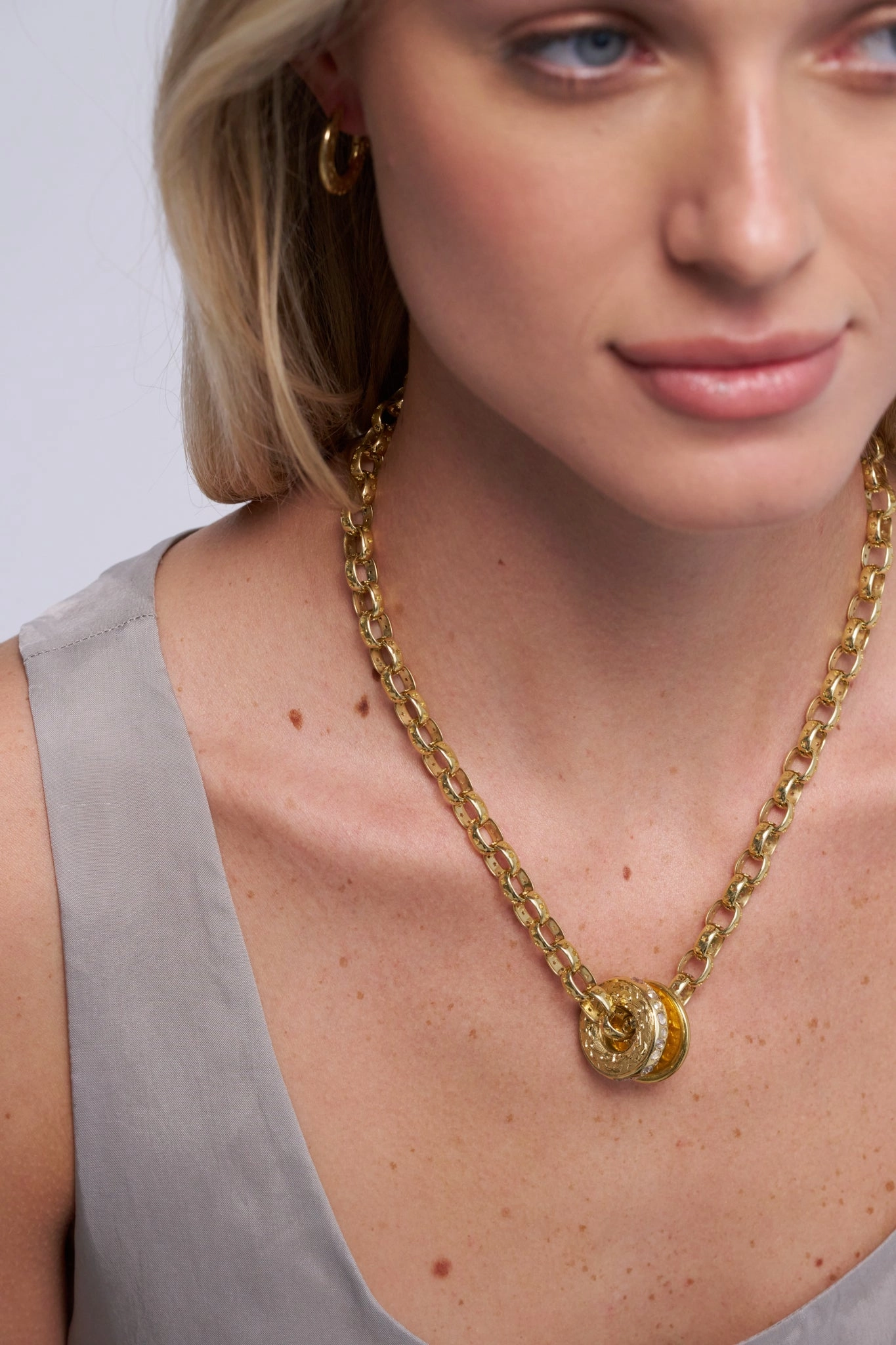 Hag Stone - Plump XL, Yellow Gold