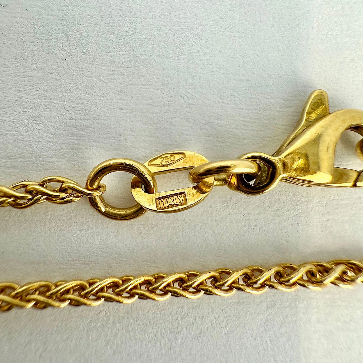 Harco 18K Gold Heart Pendant Diamond Necklace