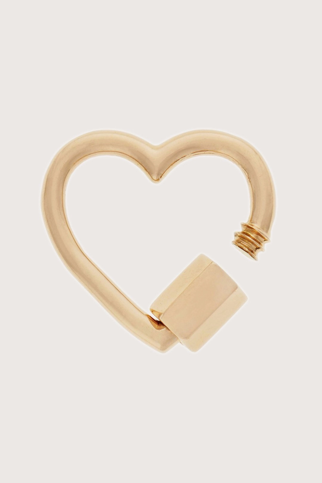 Heart Lock, Yellow Gold