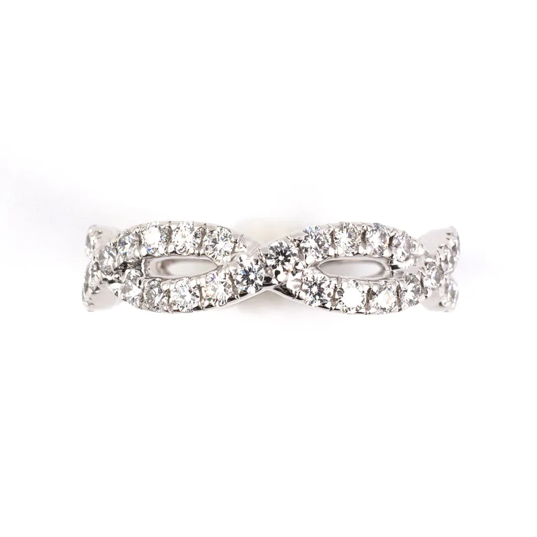 Hearts On Fire Destiny Twist Diamond Eternity Ring